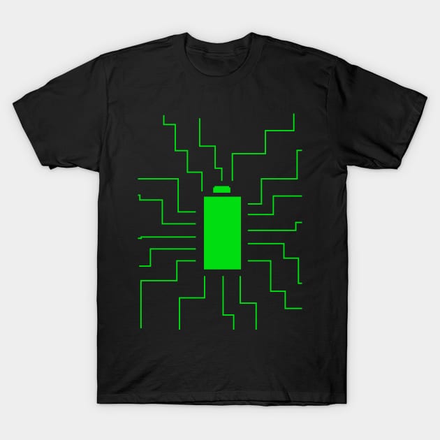 Fully Charged T-Shirt by snespix